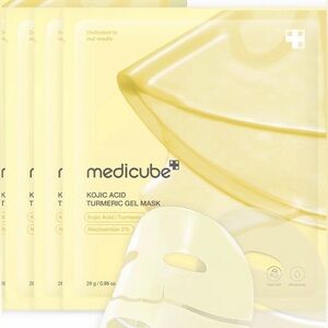 NWT/NIB Medicube Kojic Acid Turmeric Gel Masks (3 Ct.)